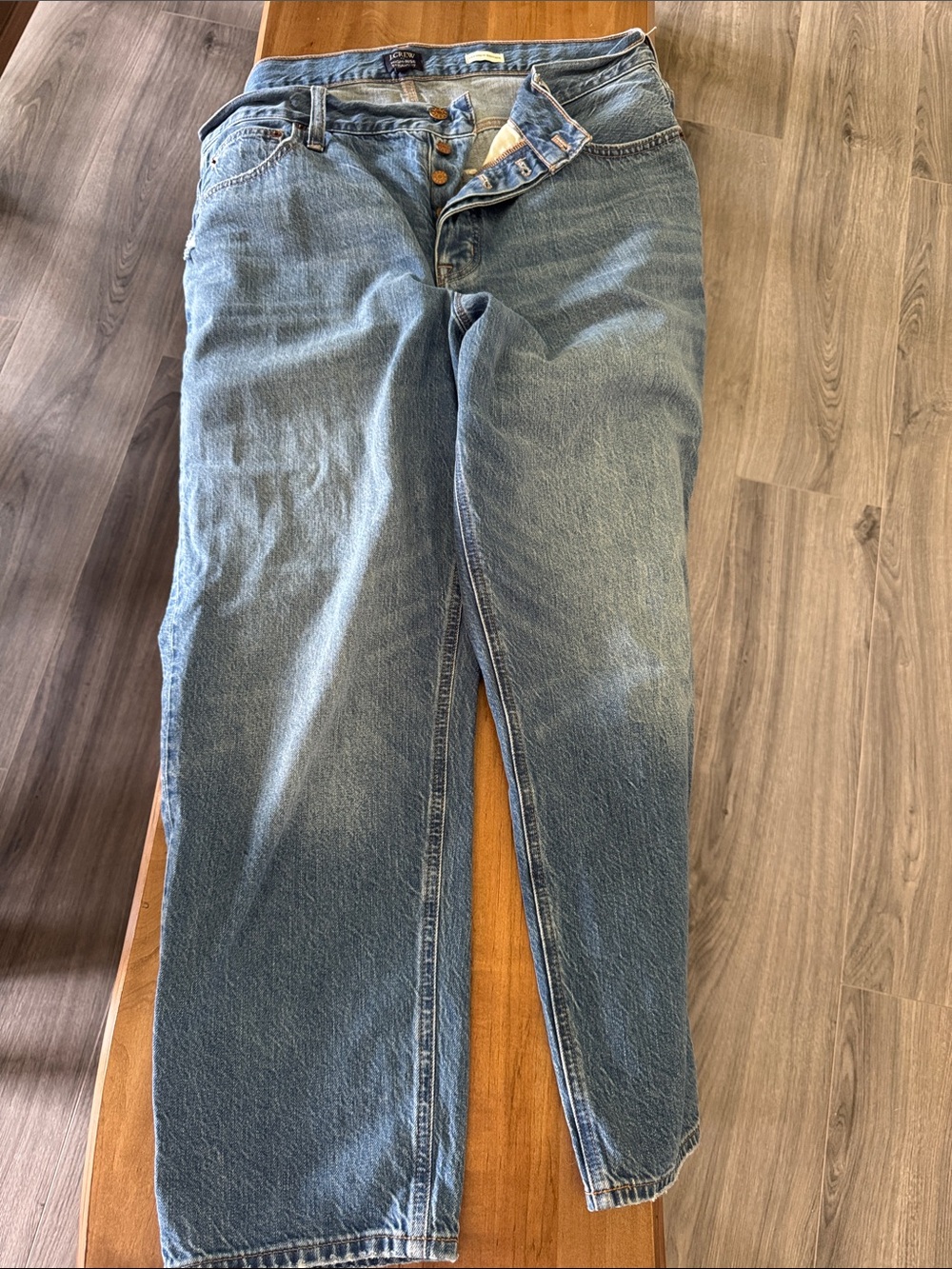 J. Crew Light Blue Straight-Leg Jeans